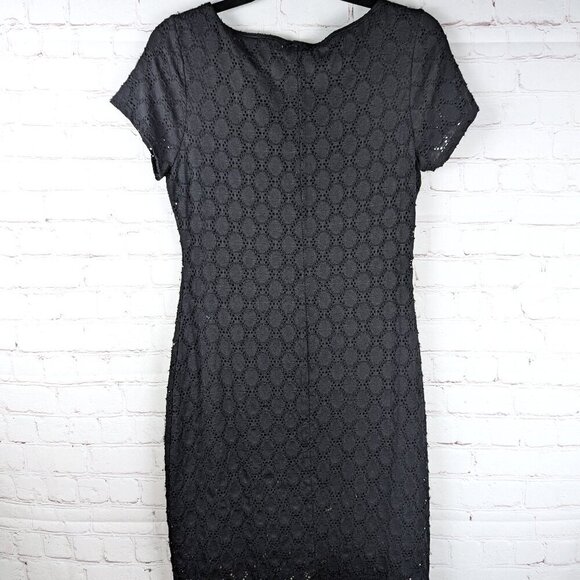 Isaac Mizrahi Black Lace Mini Dress - Medium - Picture 6 of 6